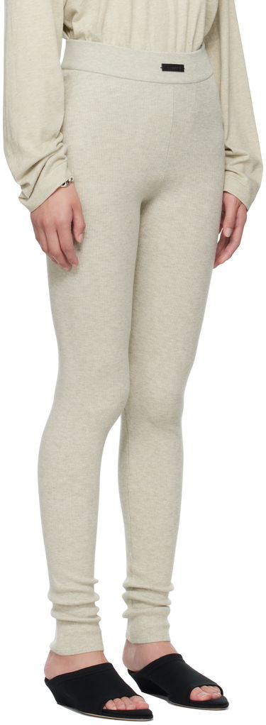 Leggingsit Fear of God Fear of God ESSENTIALS Soft Rib Leggings Beige | 192SP257492FW, 1