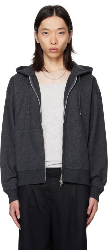 Huppari OUR LEGACY OUR LEGACY Rascal Zip-Up Hoodie Harmaa | M4256RC, 0