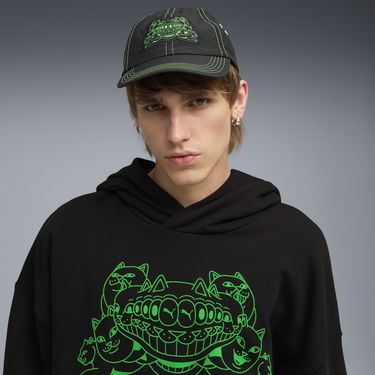 Korkki Puma RIPNDIP Dad Cap with Neon Green Details Monivärinen | 026595_01, 1