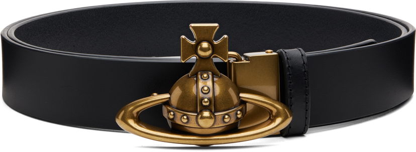 Vyöt Vivienne Westwood Vivienne Westwood Orb Buckle Belt Musta | 82010075U-L00CH-