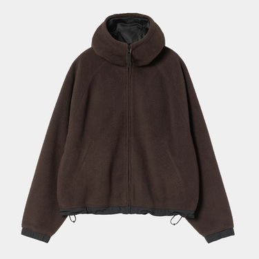 Takki Carhartt WIP Hooded Fleece Jacket Ruskea | I035461_8, 0