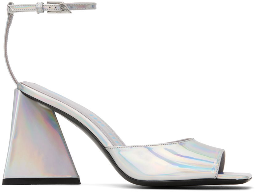 Kengänhoito The Attico Attico Piper Heeled Sandals Metallinen | 236WS599 E086