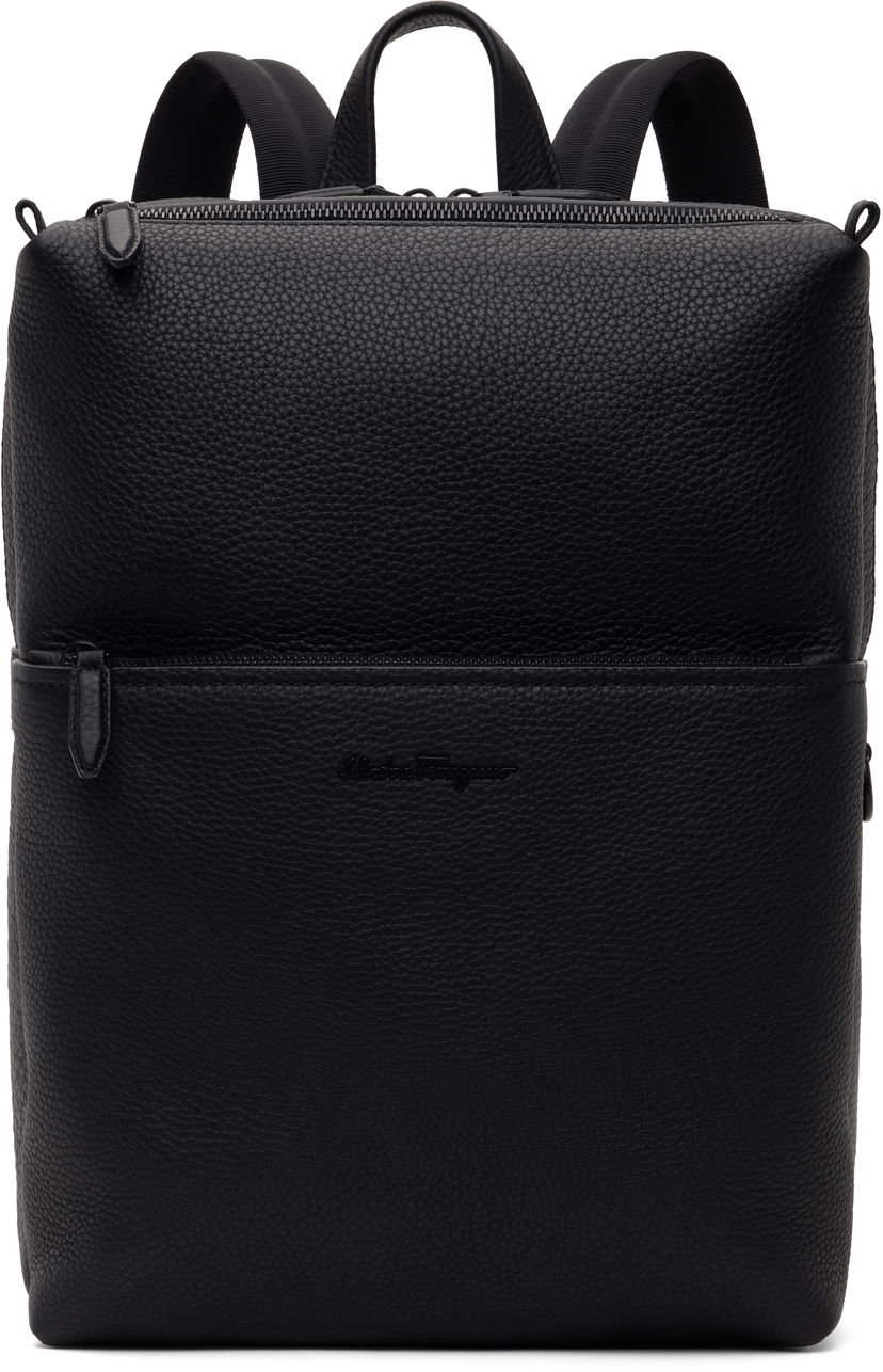 Reppu FERRAGAMO Calfskin Backpack Musta | 749662