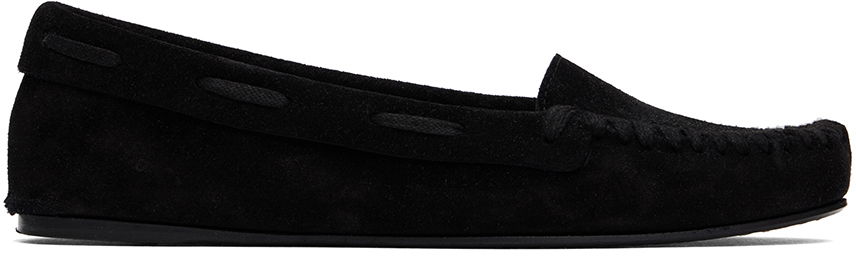 Tennarit ja kengät The Row Suede Moc Loafers Musta | F1517-L25, 0