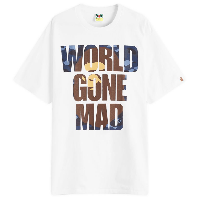 T-paita BAPE Color Camo WGM Ape Head T-Shirt, Size Large Valkoinen | 001TEK801024M-WHT