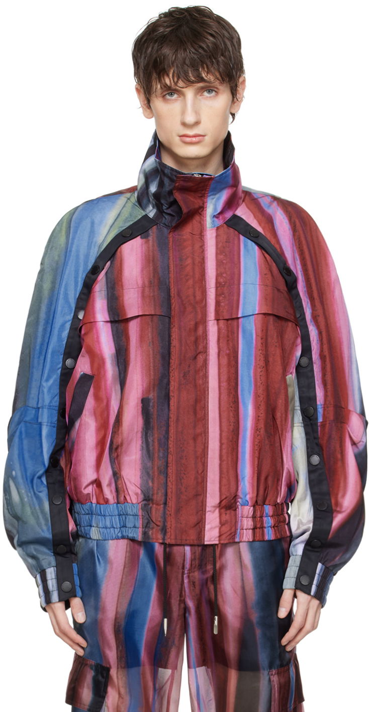 Bomber-takki Feng Chen Wang Feng Chen Wang Rainbow Track Jacket Monivärinen | FUS17JK28
