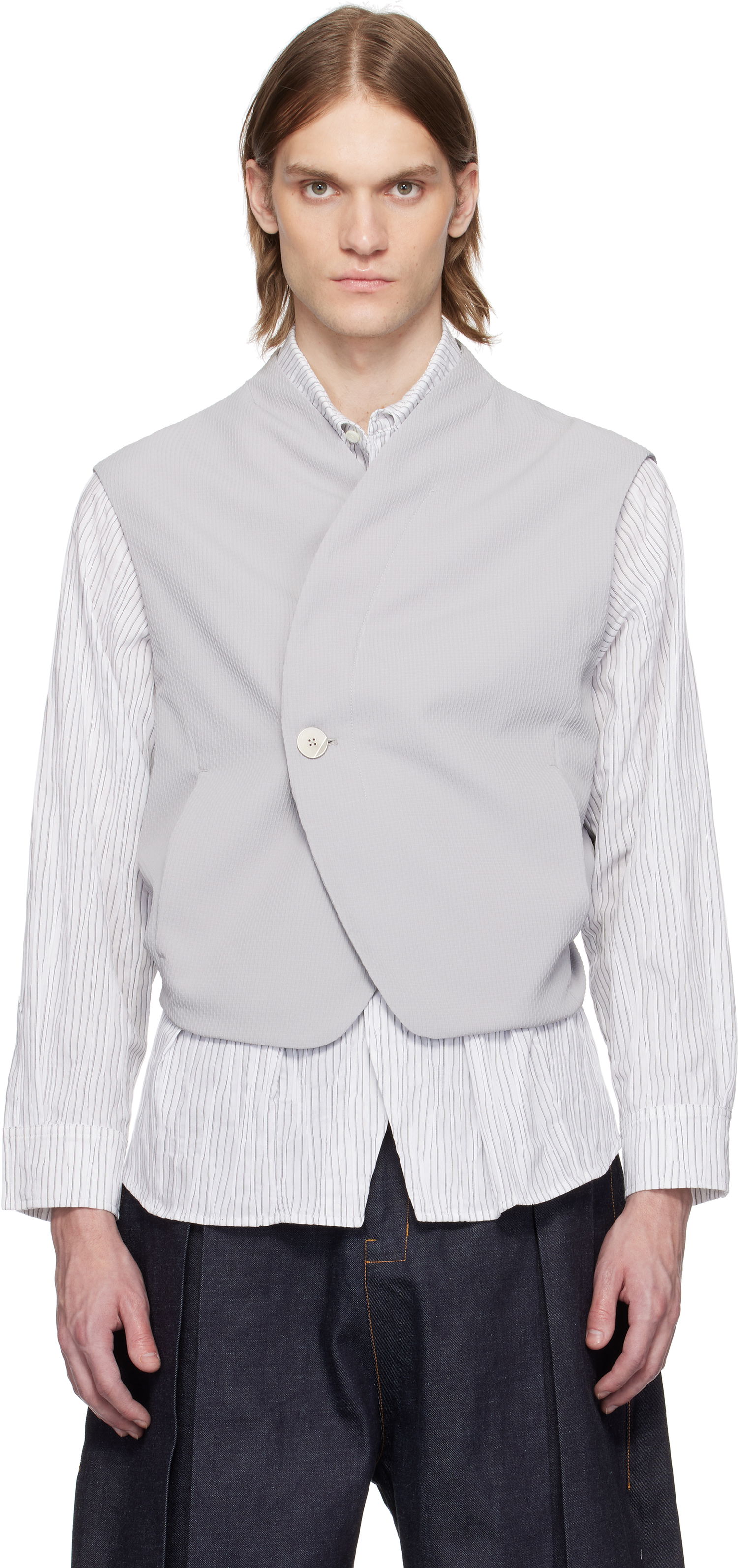 Liivi ADER ERROR ADER error 25 Wrap Vest Harmaa | BO01SSVE0101GR, 0