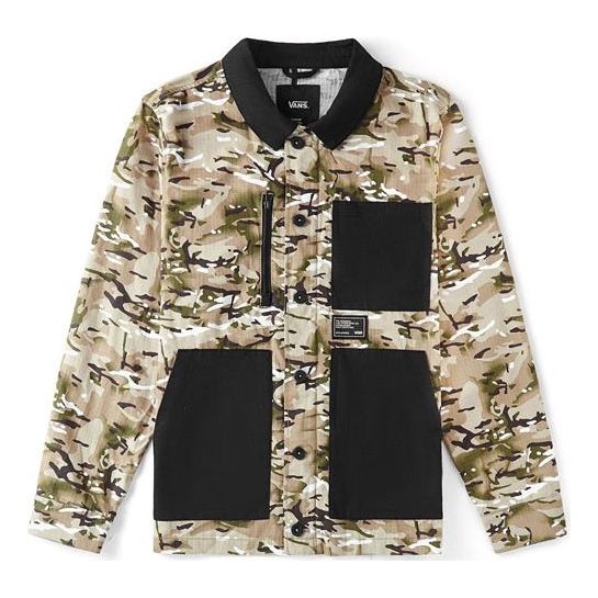 Paita Vans Vans Work Weird Colorblock Jacket Beige | VN0A4MLJW09, 0