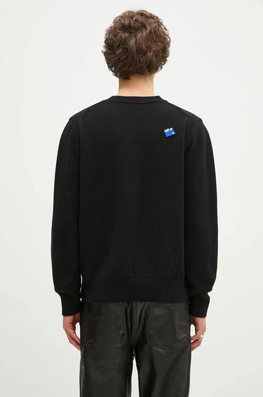 Villapaita ADER ERROR Black Wool Sweater With Logo Patch Musta | BMSGFYKT0101BK, 2