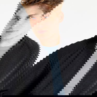 Bomber-takki CALVIN KLEIN Exposed Zip Oversized Woven Jacket Musta | J30J322938 BEH, 2