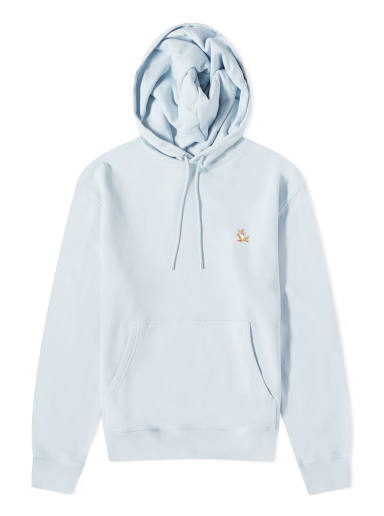 Huppari MAISON KITSUNÉ Fox Head Patch Regular Hoodie Turkoosi | LM00706KM0001-P422