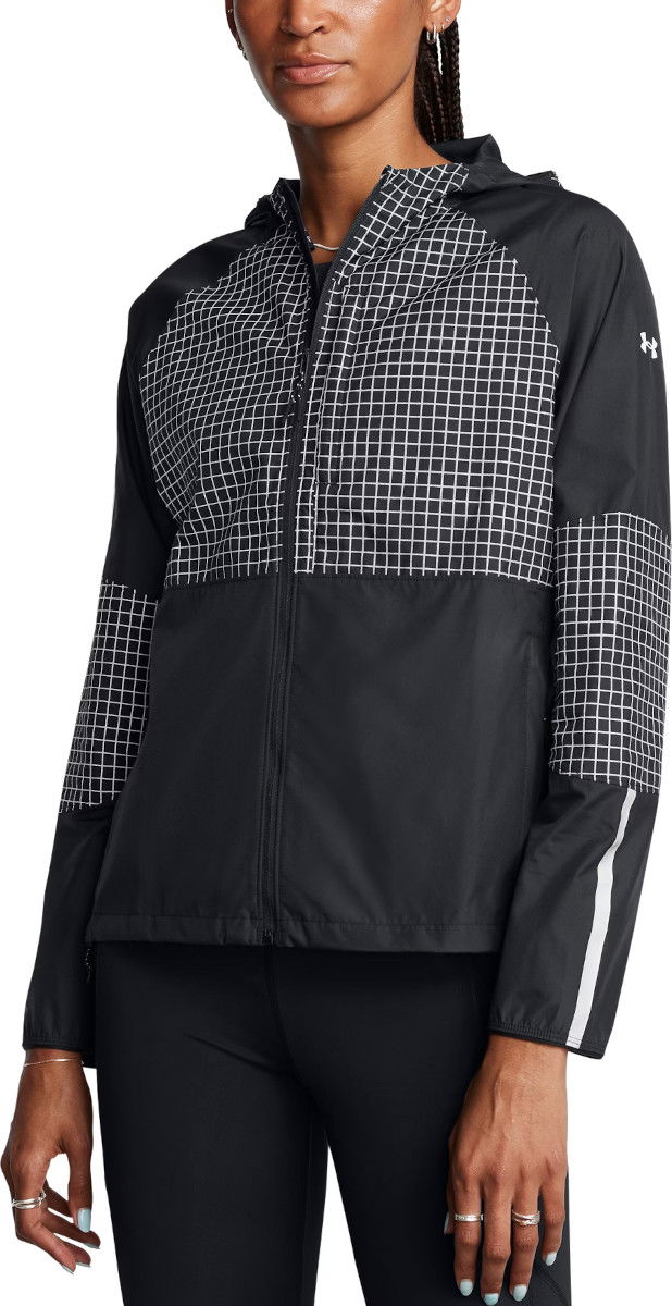 Tuulitakki Under Armour Under Armour UA Launch Elite CW Hooded Running Jacket Musta | 1386352-001
