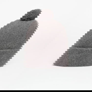 Pipo CALVIN KLEIN Calvin Klein Emblem Brushed Pom-pom Beanie Universal Harmaa | LV04D8067G N3Z, 2