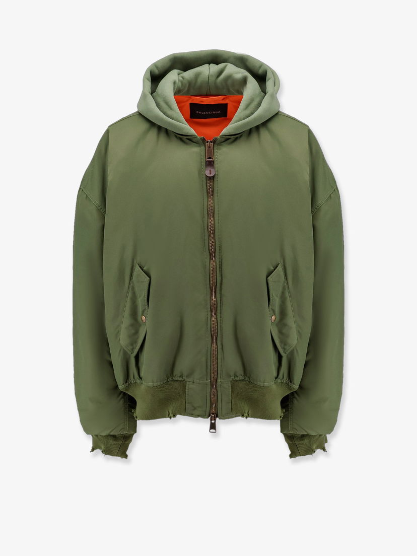 Bomber-takki Balenciaga JACKET Vihreä | 796940TPO042840