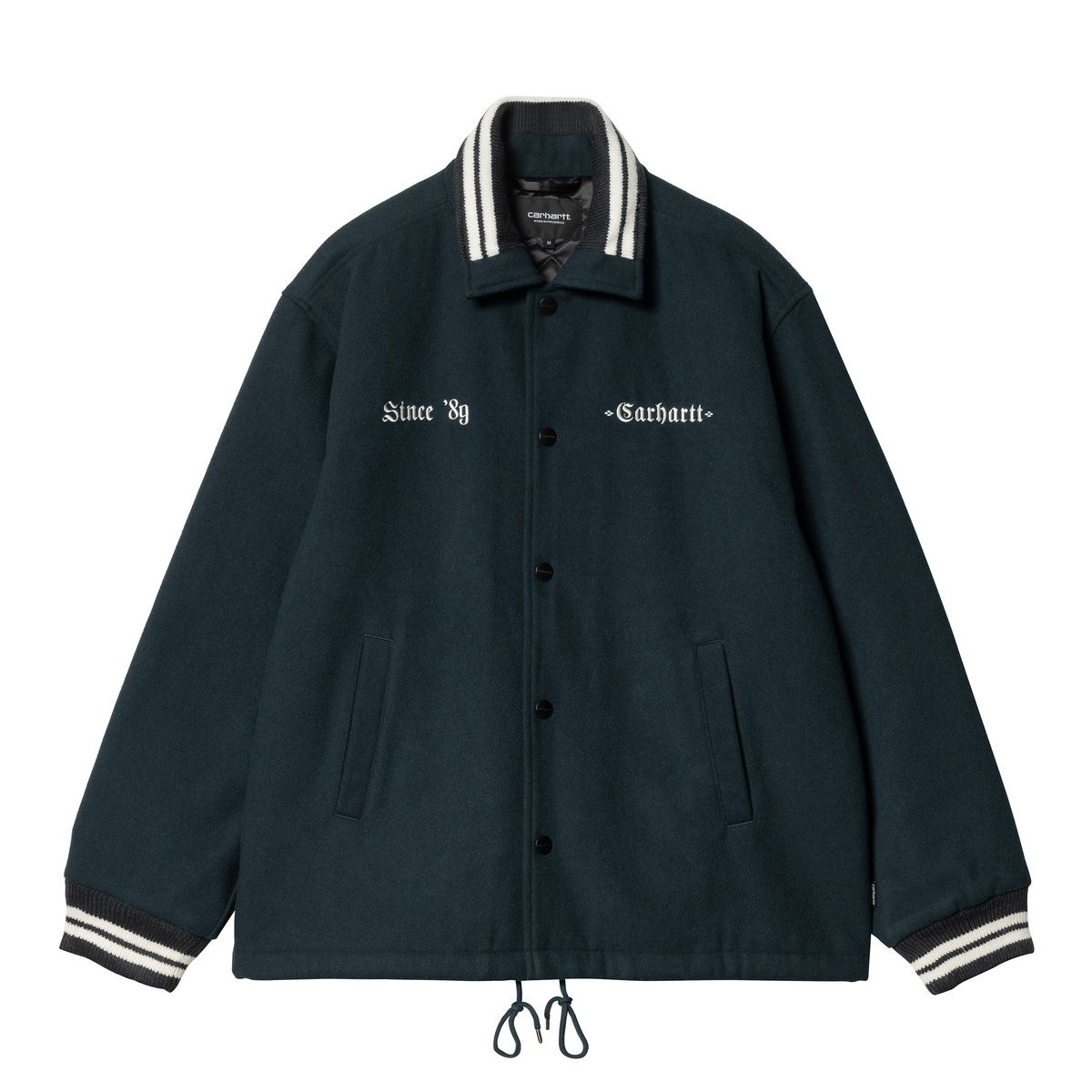 Bomber-takki Carhartt WIP Wool Coach Jacket Vihreä | I034386_6, 0