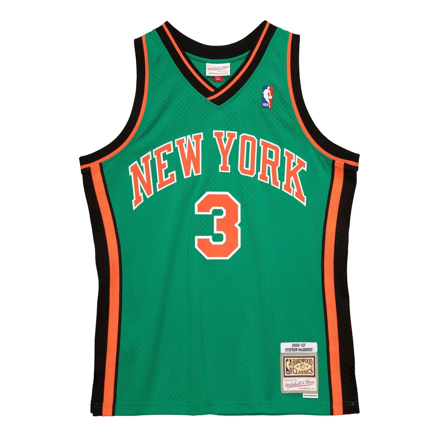 Jersey Mitchell & Ness NBA New York Knicks 'Stephon Marbury 3' Swingman Jersey Vihreä | SMJYGS20012-NYKKYGN06SMB, 0