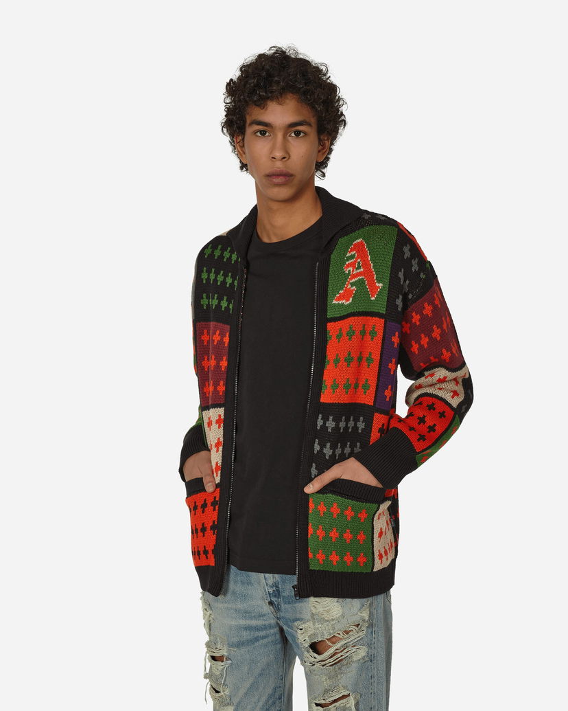Villapaita Awake NY Stadium Zip Sweater Punainen | AWK-FW23-KN001  MULTI