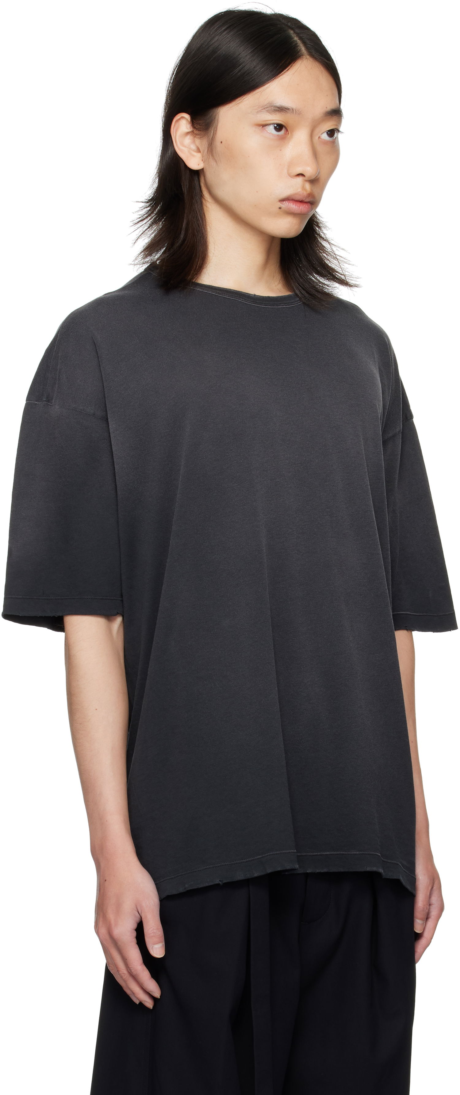 T-paita Ann Demeulemeester Ann Demeulemeester Dieter T-Shirt Musta | B0013630-FA637-098, 1