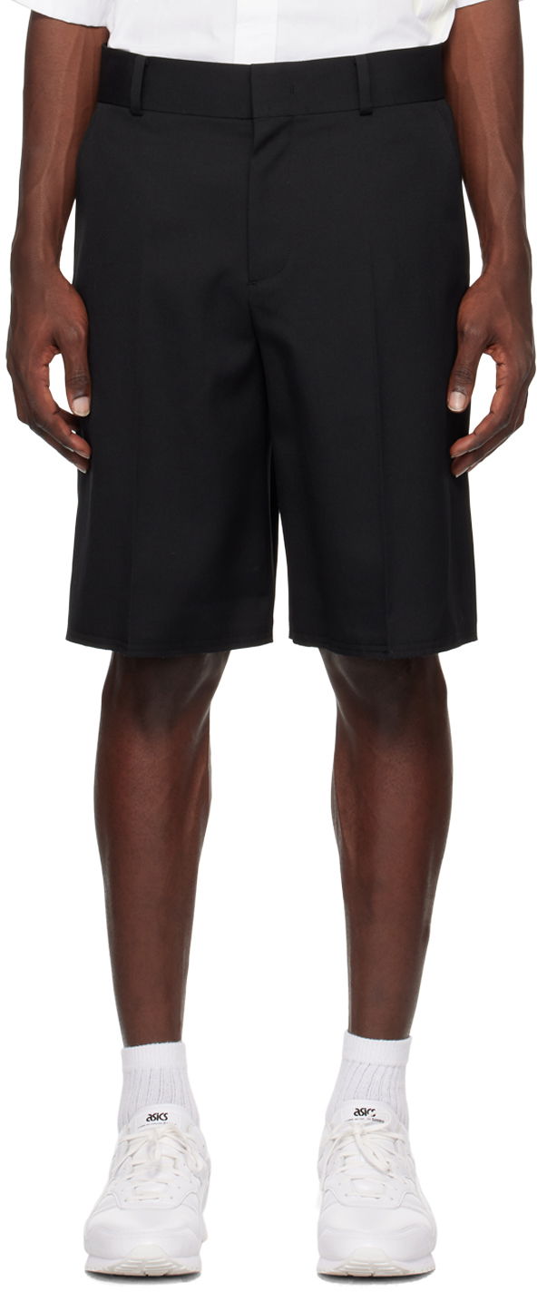 Shortsit We11done Low-Rise Shorts Musta | WD-PT3-22-254-M-BK