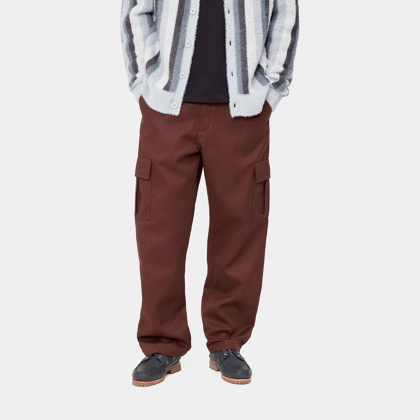 Cargo housut Carhartt WIP Cargo Pants Relaxed Fit Ruskea | I033760_9