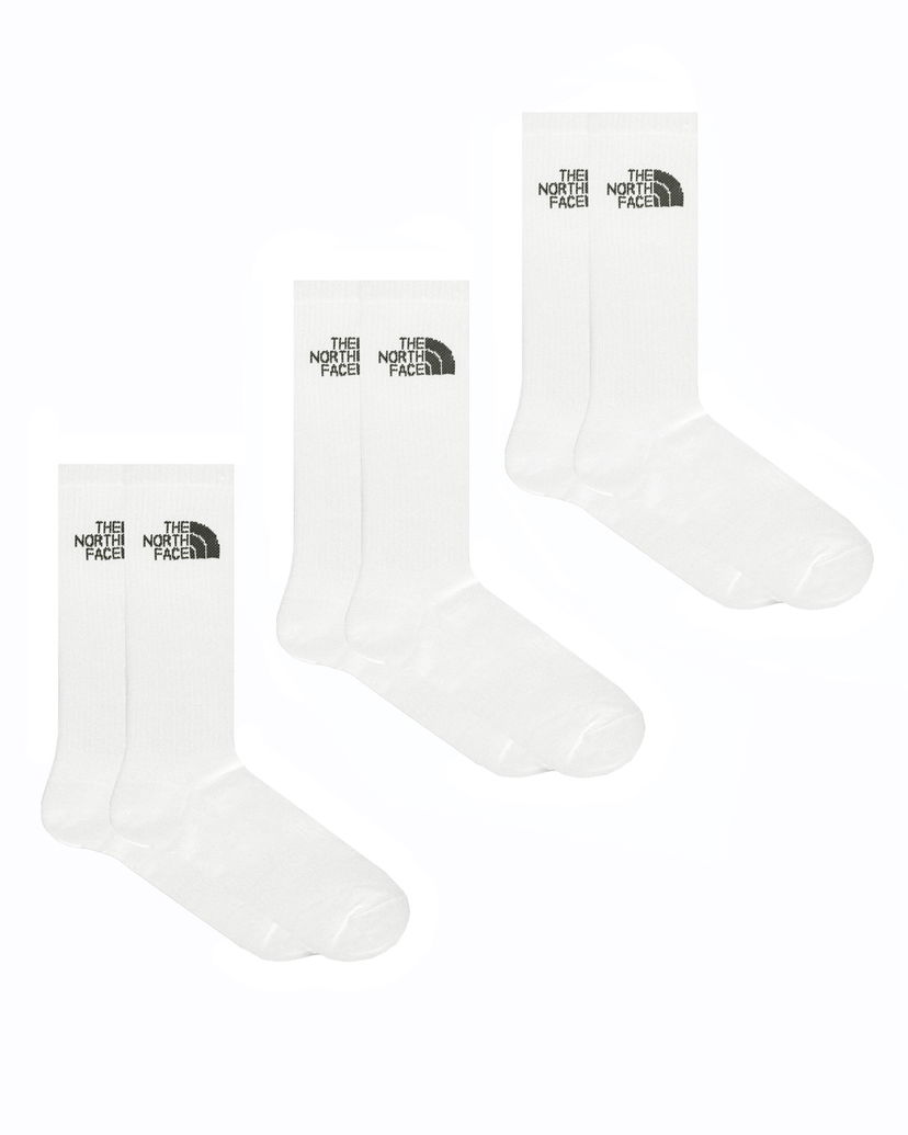 Sukat The North Face Multi Sport Cush Crew Sock 3-Pack Valkoinen | NF0A882HFN41