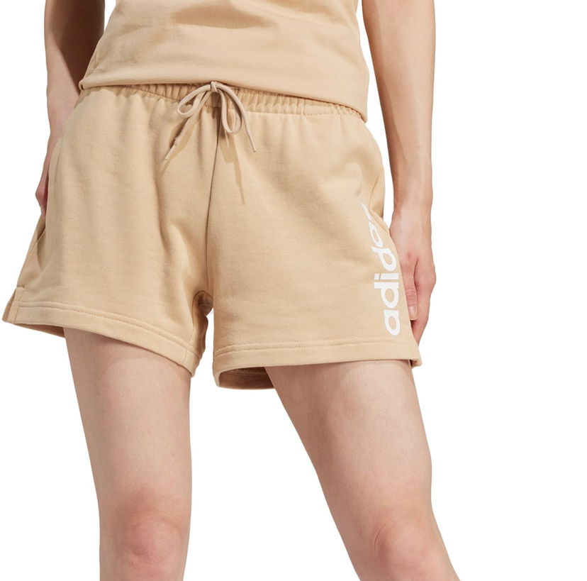 Shortsit adidas Performance LIN FT Shorts Beige | is2079