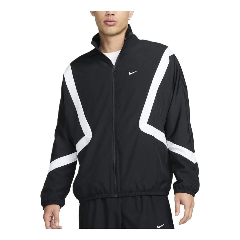 Tuulitakki Nike Icon Logo Men's Woven Track Jacket Musta | FZ0249-010