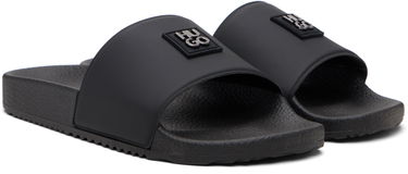 Tennarit ja kengät BOSS Hugo Contrast-Logo Strap Slides Musta | 50548671, 3
