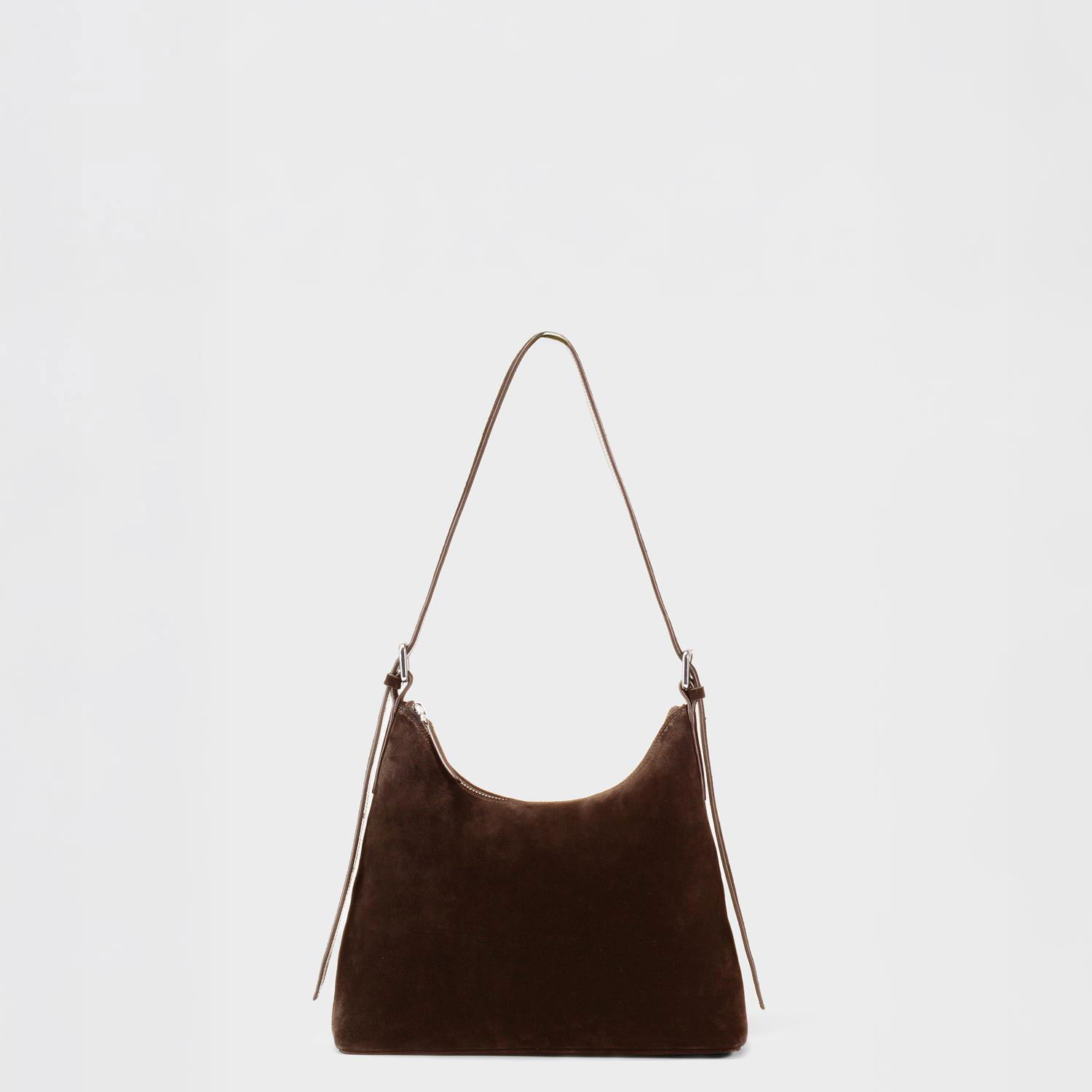 Olkalaukku Vagabond Vagabond Bari Suede Shoulder Bag Ruskea | BN01-040-25, 0