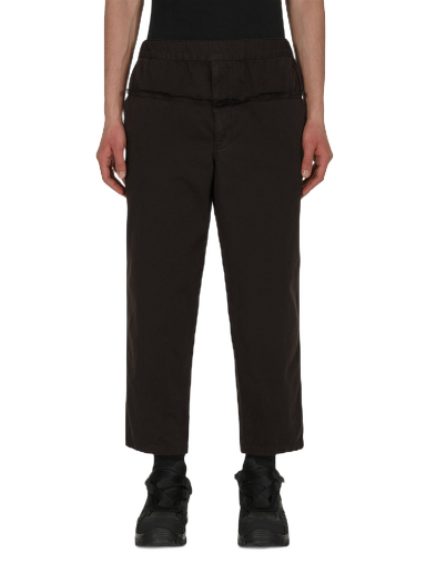 Housut Comme des Garçons Yarn Dyed Trousers Musta | FI-P005 1