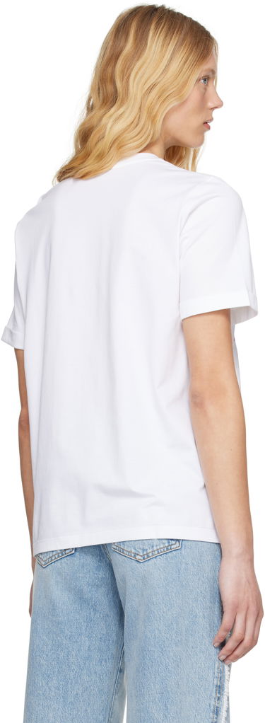 T-paita Balmain Balmain Lipstick Print T-Shirt Valkoinen | EF0EF135GE91, 2