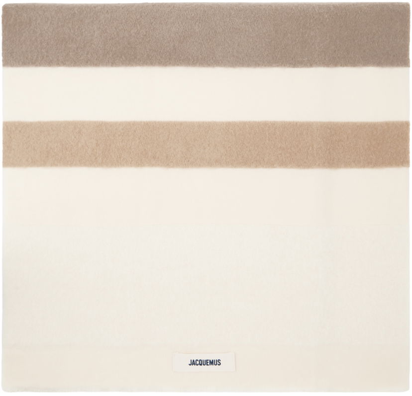 Huivi Jacquemus Beige 'L'écharpe Arazzo' Scarf Beige | 24H246AC683-5206