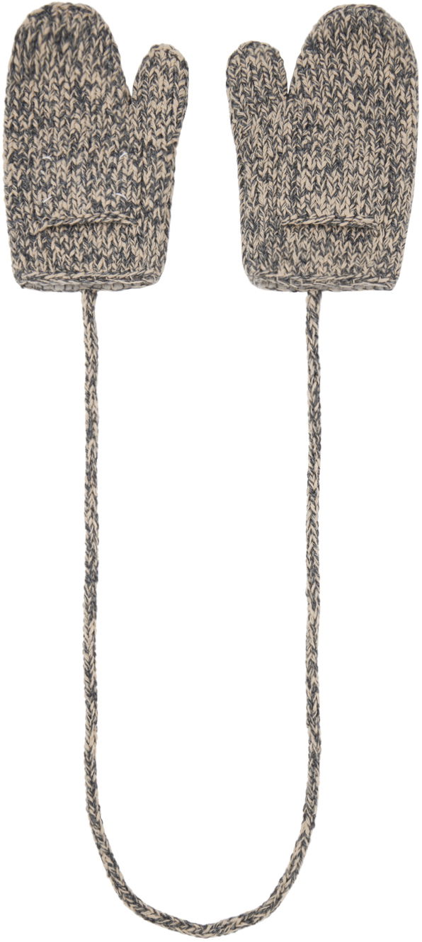 Käsineet Maison Margiela Shetland Wool Mittens Harmaa | S50TS0043 M13067