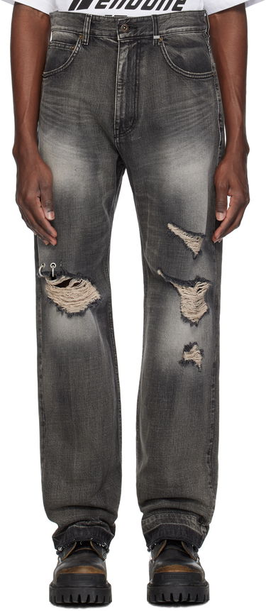 Jeans We11done We11done Distressed Jeans Harmaa | WD-DP0-25-333-M-BK, 0