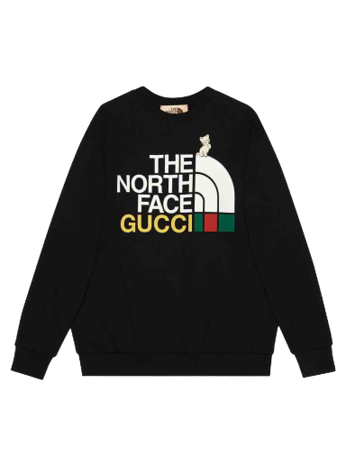 Huppari Gucci The North Face x Sweatshirt Musta | 617964 XJDTE 1082