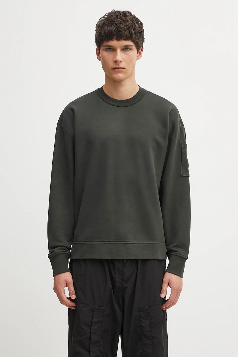 Huppari C.P. Company C.P. Company Crewneck Sweatshirt Vihreä | 19CMSS058A006372G