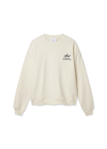 Huppari AXEL ARIGATO Cream Relaxed-Fit Sweatshirt Valkoinen | A3000001, 1