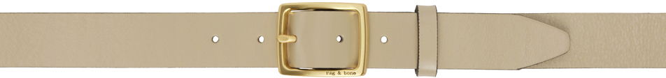 Vyöt rag & bone Rag & Bone Boyfriend Leather Belt Beige | WJW24S1002OE02, 0