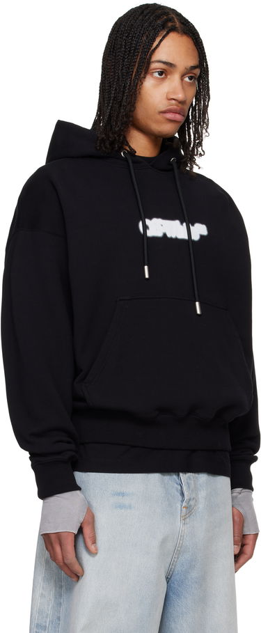 Huppari Off-White Off-White Spray Arrow Skate Hoodie Musta | OMBB085S25FLE00I1001, 1