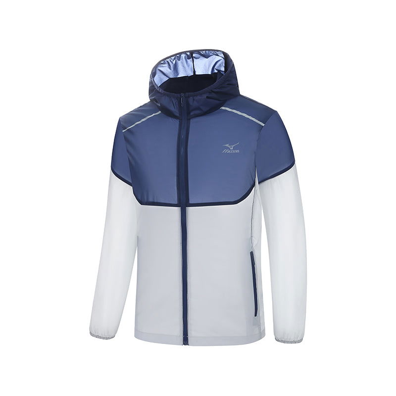Tuulitakki Mizuno UV Protection Running Jacket Sininen | A2CE2A32