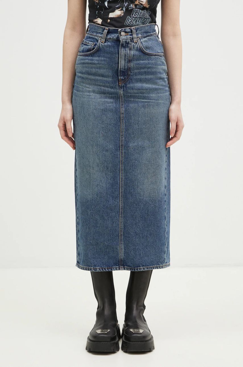 Hame Fiorucci Denim Midi Skirt Sininen | W01FPDSK176DN01DN02, 0