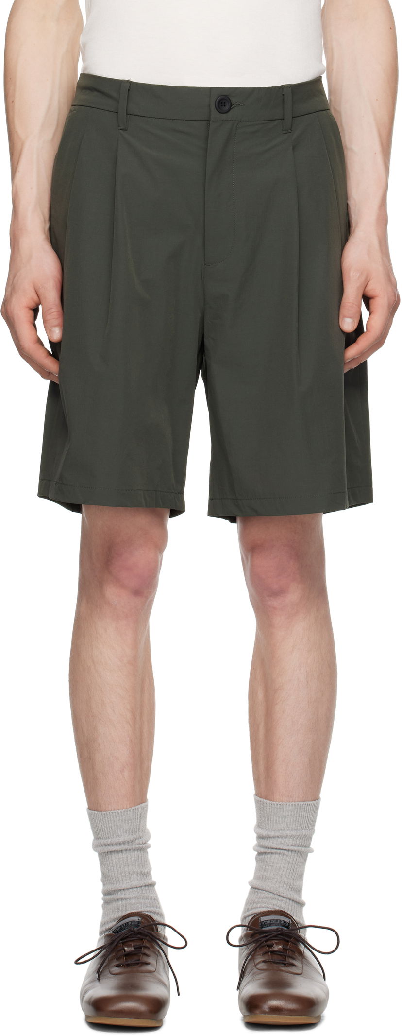 Shortsit NORSE PROJECTS Norse Projects Benn Travel Light Shorts Vihreä | N35-0622