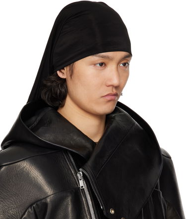 Hattu Rick Owens Rick Owens Hollywood Stretch Cupro Jersey Wig Hat Beige | RR01E5453 BZ, 3