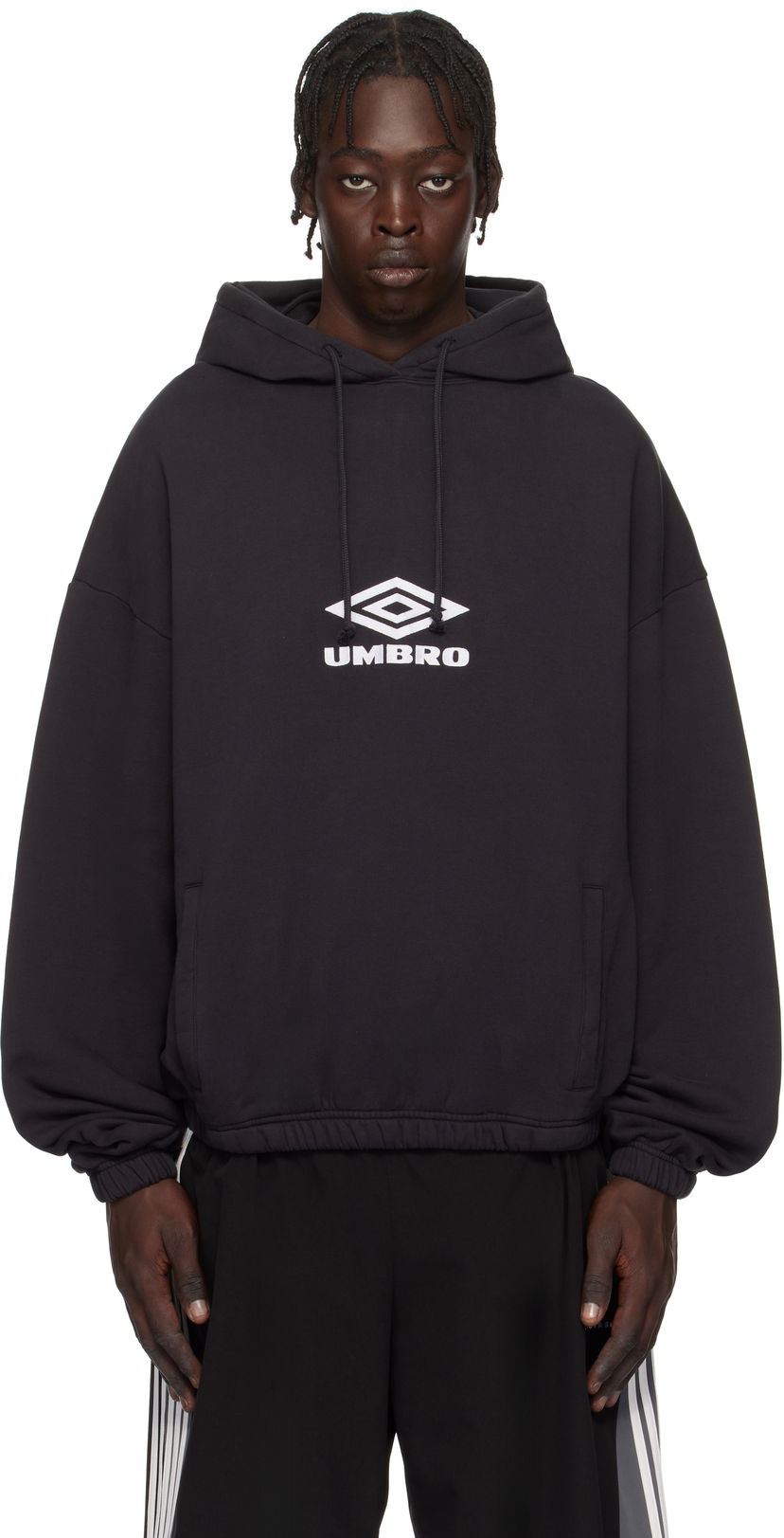 Huppari Umbro Masked Logo Hoodie Musta | UBMW0216FA147