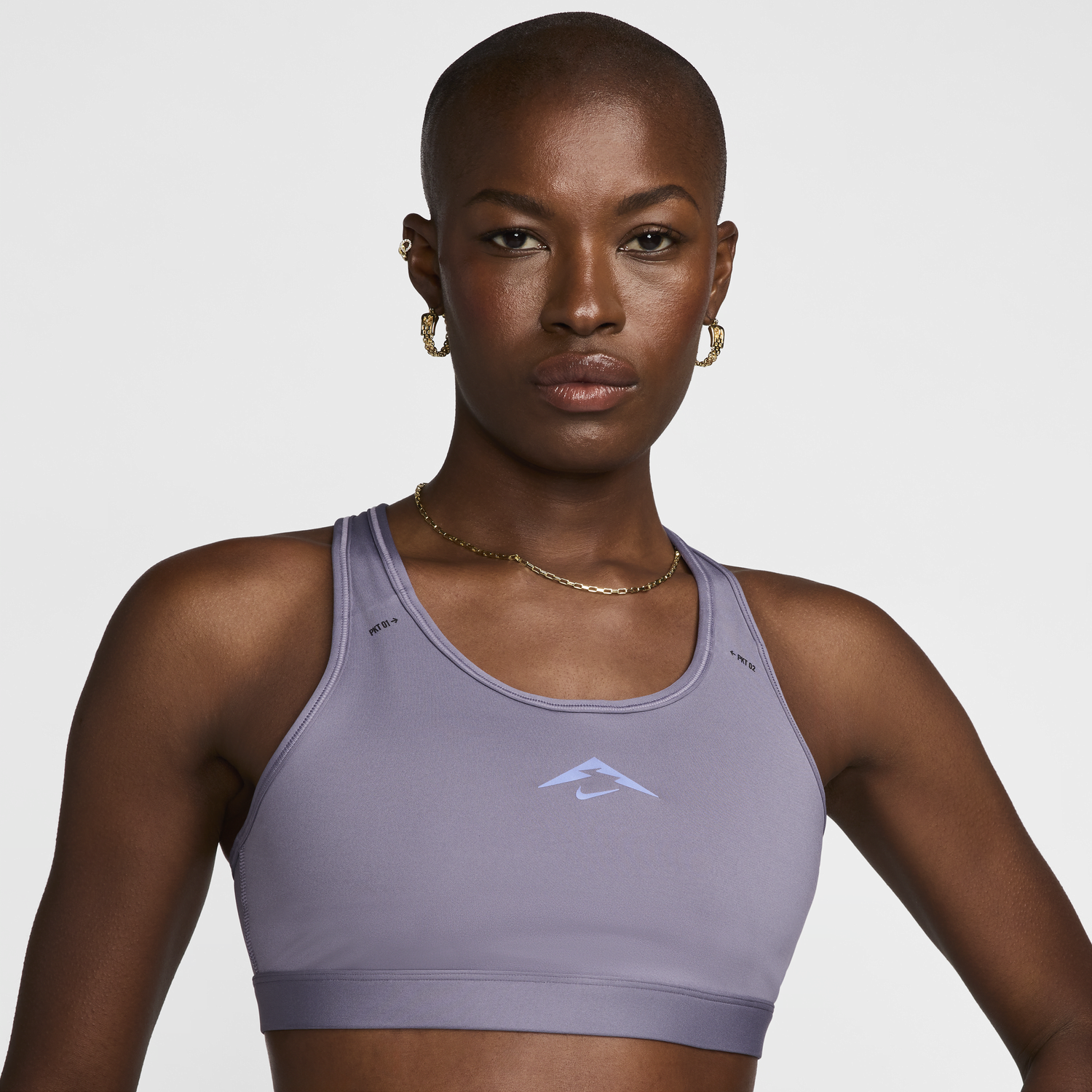 Rintaliivit Nike Trail Swoosh On The Run Violetti | FN2909-509, 0
