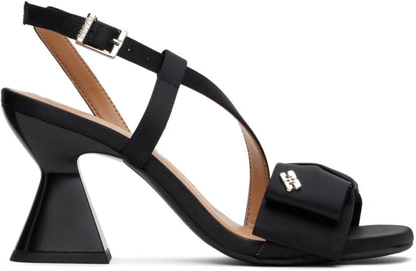 Tennarit ja kengät GANNI GANNI Big Bow High Heeled Sandals Musta | S2850