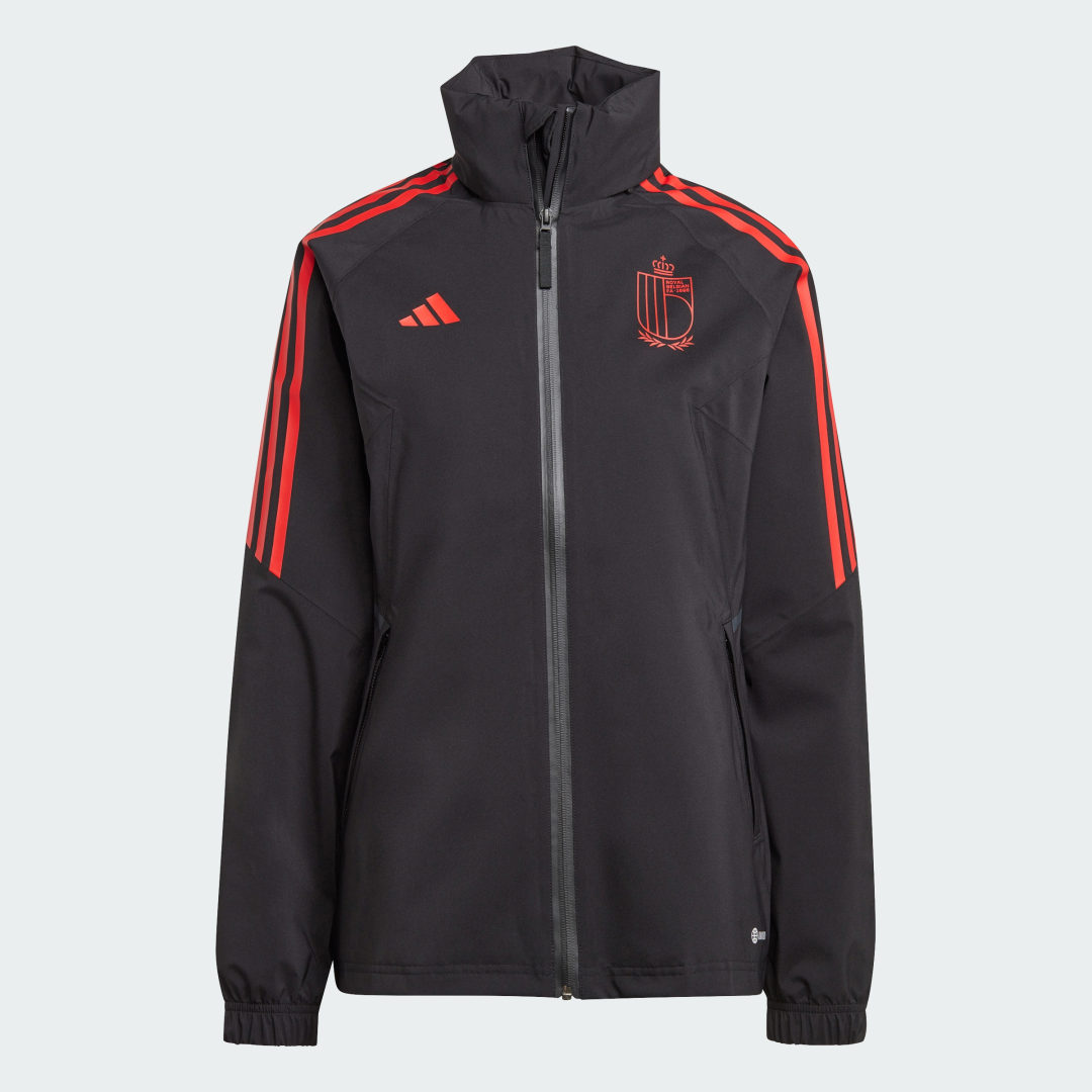 Takki adidas Performance RBFA RAIN JACKET Musta | HT7113, 1