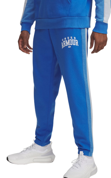 Verryttelyhousut Under Armour Under Armour Rival Fleece Collegiate Block Pants Sininen | 6003954-402, 0