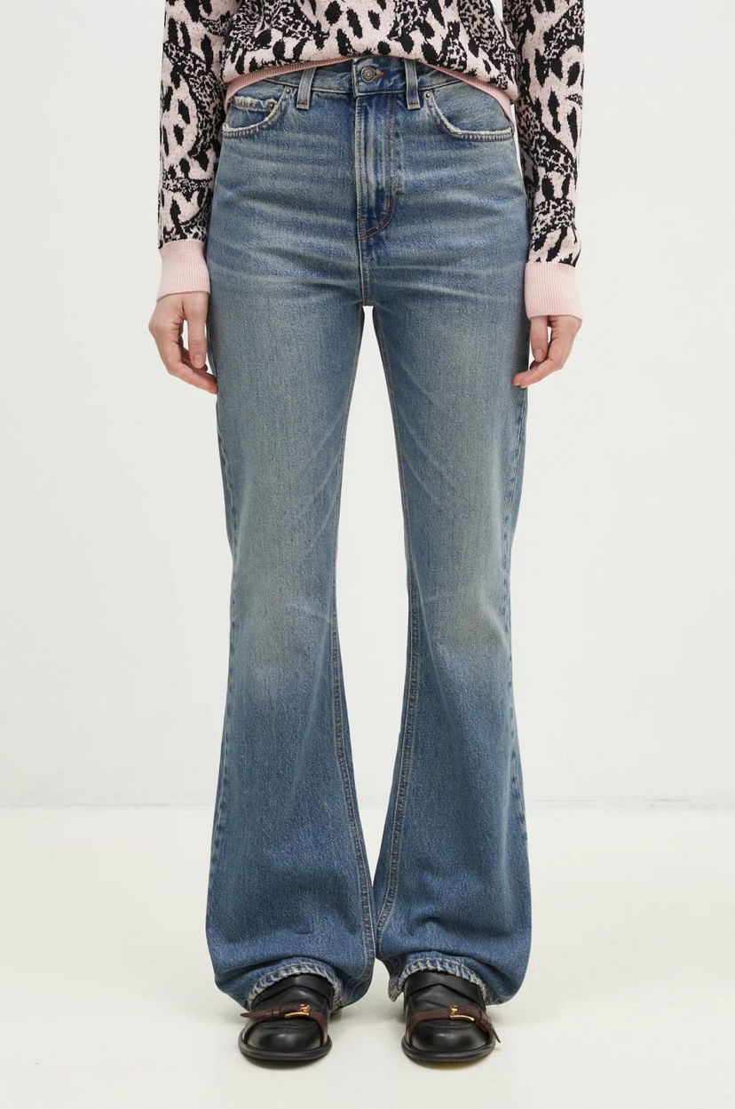 Jeans Fiorucci Fiorucci Flared Medium Waist Jeans Sininen | U01FPDJE083DN01DN02