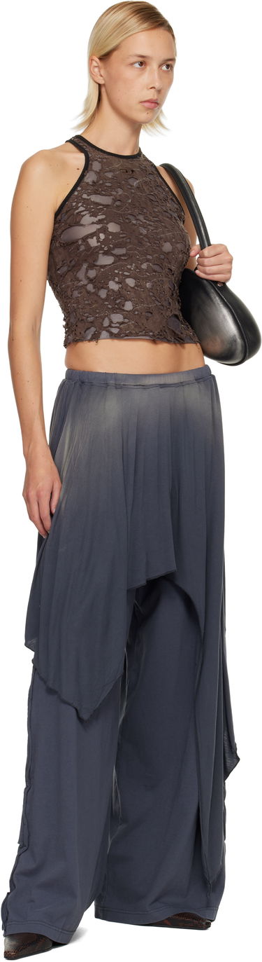 Tankkitoppi Diesel Destroyed Layered Halter Tank Top Ruskea | A18523 0IKCK, 3